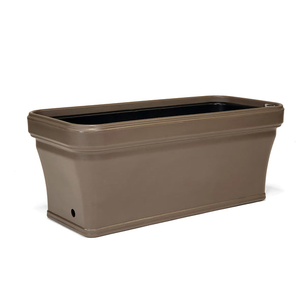 planter boxes self watering FCMP Outdoor Long and Deep Self-Watering Vegetable Planter Box, 32-inc