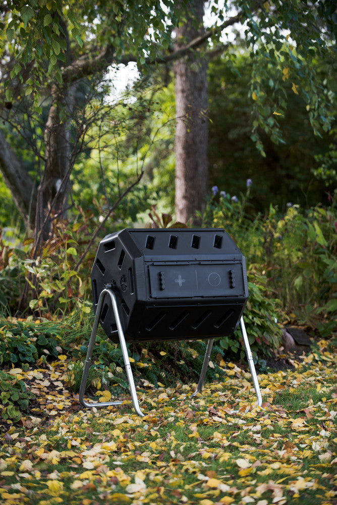 IM4000 43 Gallon Dual Chamber Tumbling Composter | Forest City Models ...