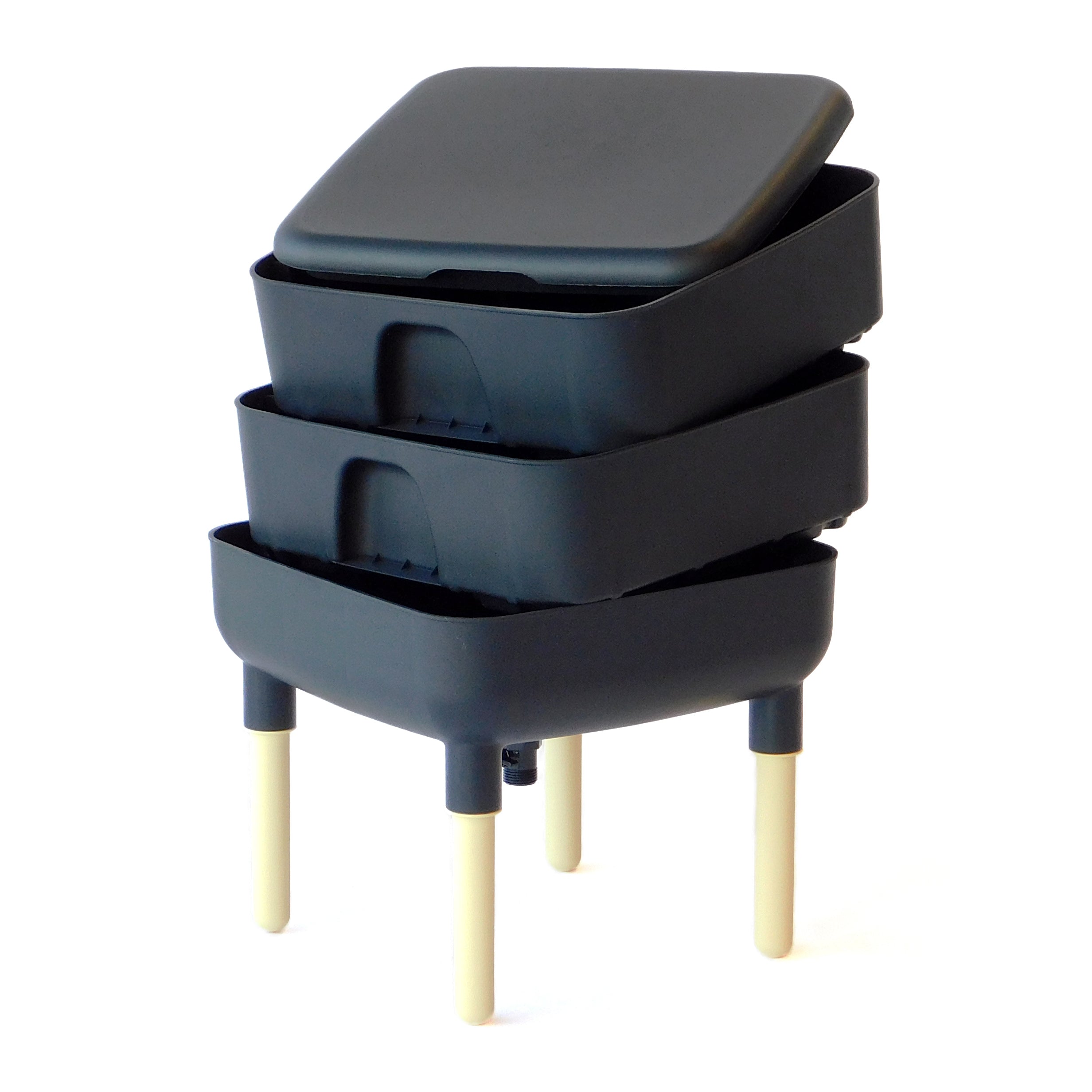 The Essential Living Composter (2-Tray) Worm Vermicomposter | Forest ...